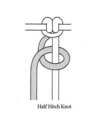 Half Hitch Knot example