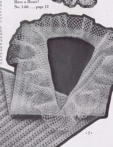 Crocheted Ruffle Dickey Pattern