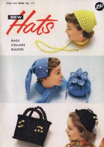 vintage knitting crochet hat bag collar patterns