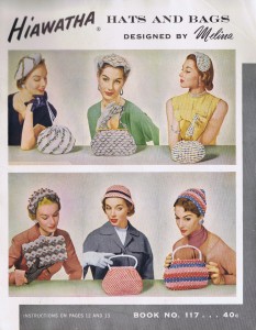 Vintage 50's Crochet Hat Bag Patterns