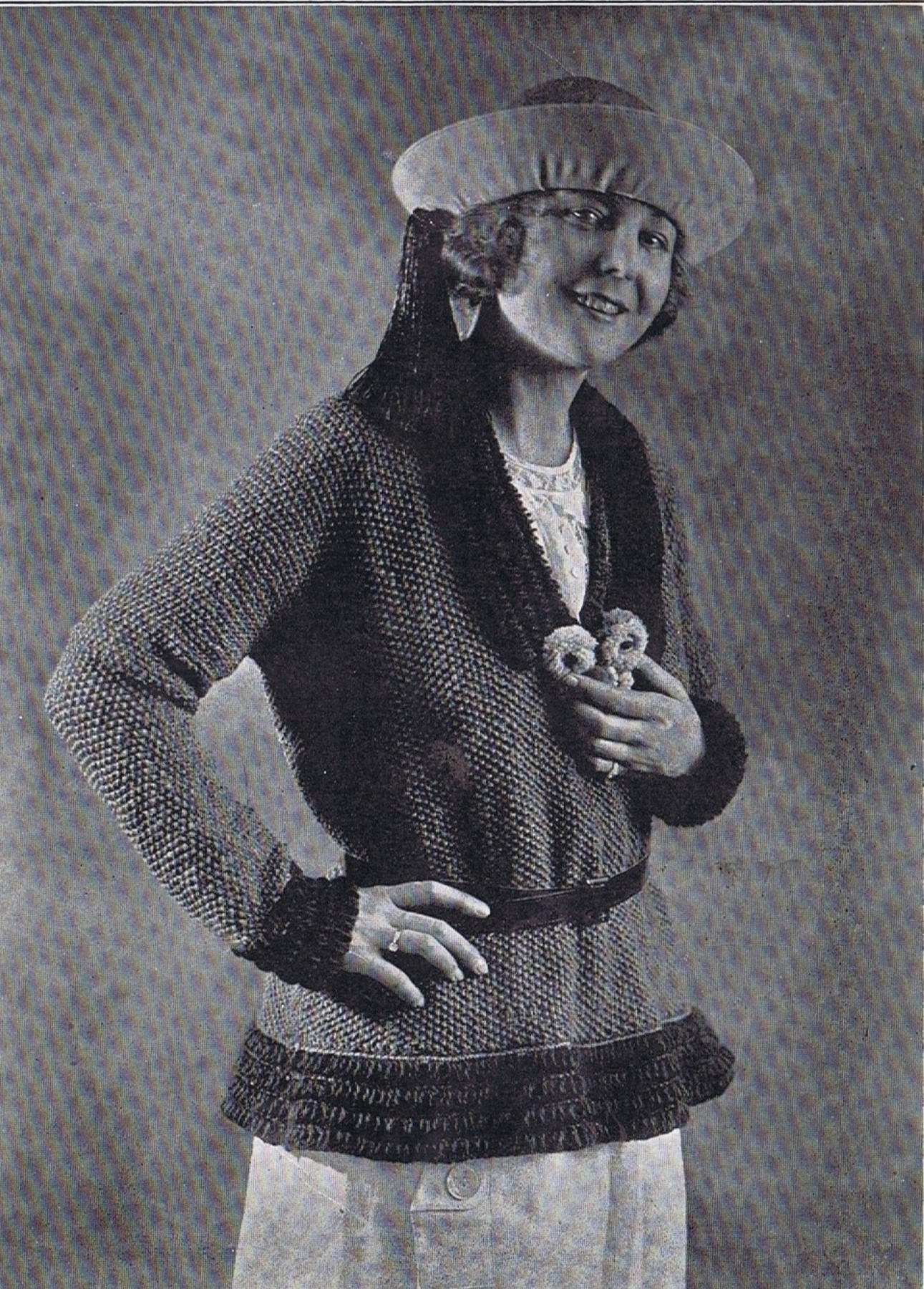 FREE Vintage 1920s Knitting and Crochet Pattern Book