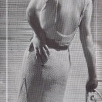 vintage knitting halter dress