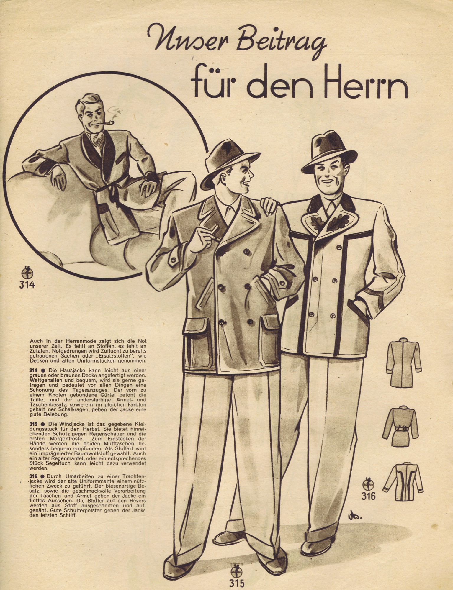 FREE Vintage 1940s Sewing Patterns German Die Alma Mode
