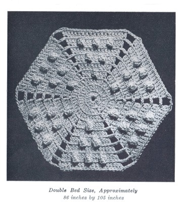 swedish popcorn crochet pattern vintage