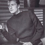vintage pullover knitting pattern mens 1940s
