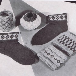Block pattern sock top patterns