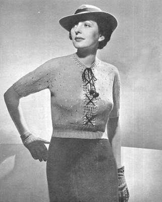 Knitted Travel Blouse Pattern