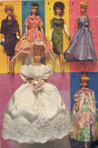 Free Doll Clothes Patterns: Vintage Barbie Dress Tutorial with