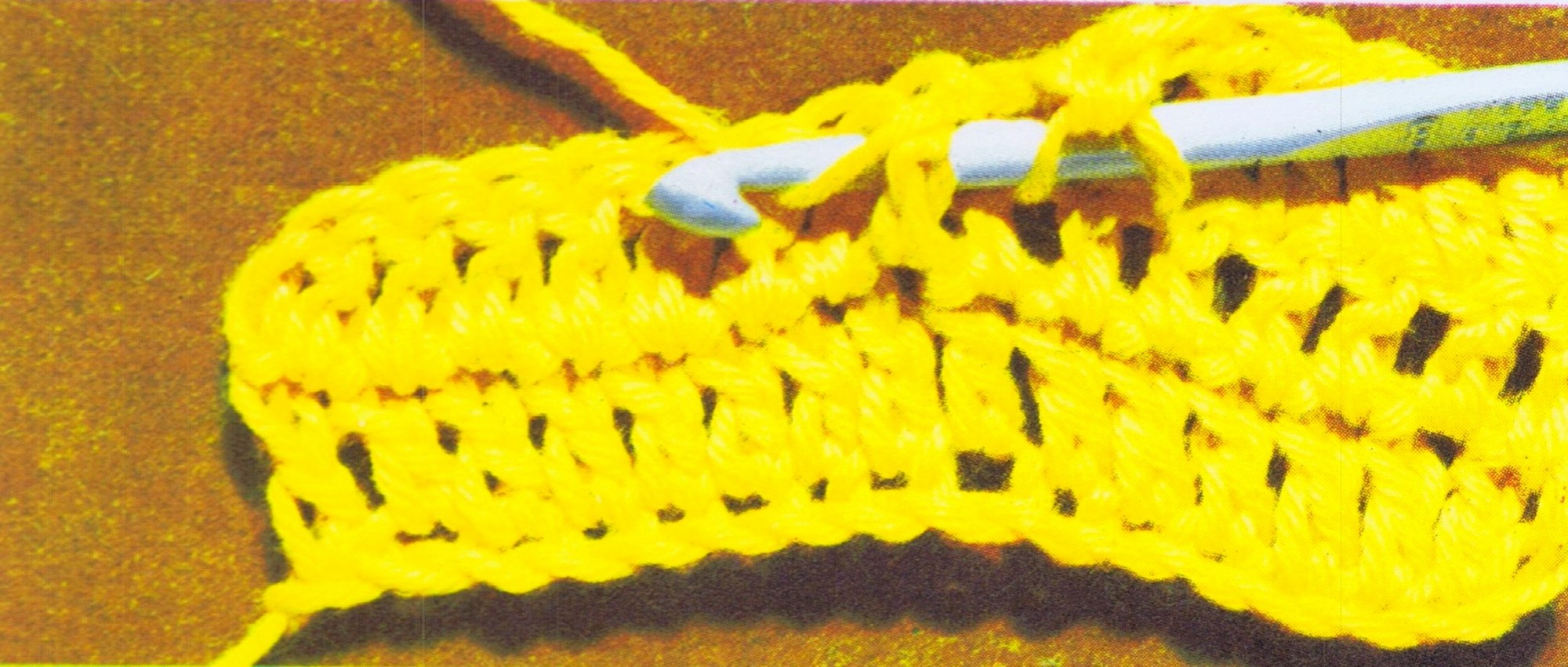Lesson Two - Crochet Tutorial | Double crochet Around Double Stitch