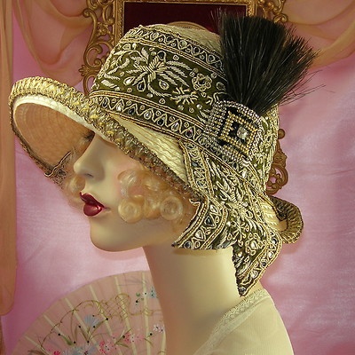 1920's vintage flapper hat
