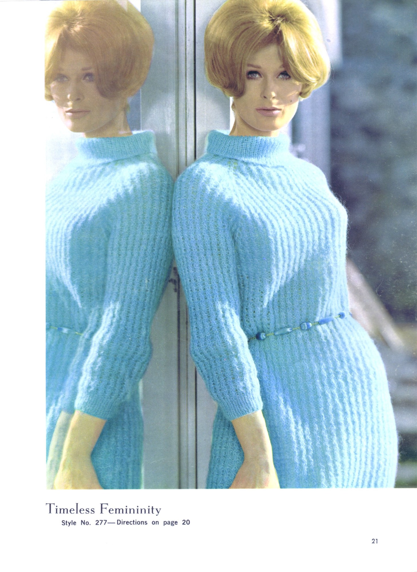 Timeless Femininity Ribbed Knitted Dress Pattern