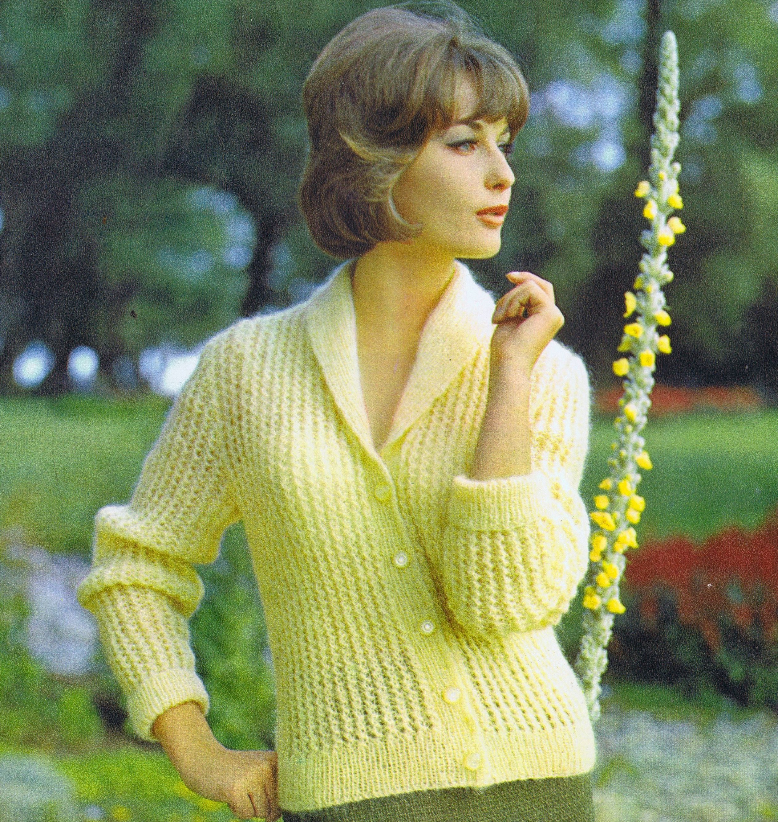 Childrens Teddy Bear Sweater Vintage Knitting Pattern PDF 