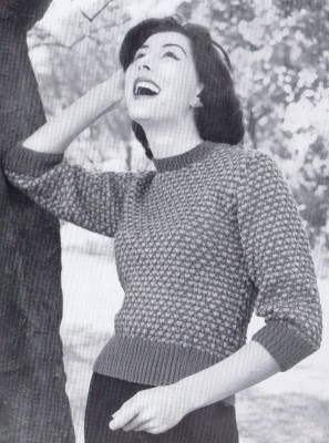 Vintage Knitting Patterns Blouse Jacket Cardigan Sweater Hughes