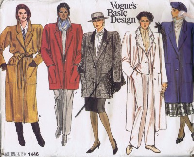 Vogue 1446 Sewing Patterns Coats Jackets