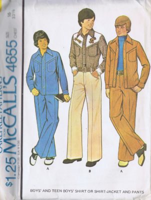 4655 McCalls Vintage Boys Jacket Pants Sewing Pattern
