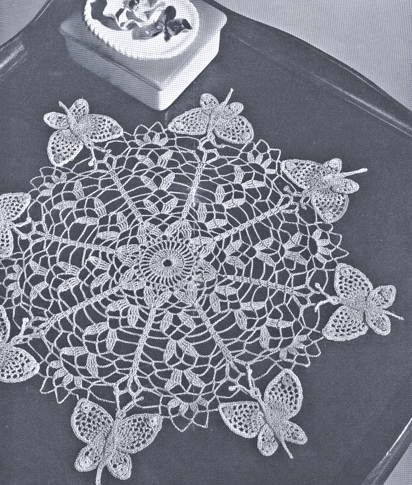 Free Butterfly Table Doily Pattern
