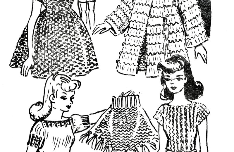 Free Fashion Doll Knitting Pattern Wardrobe