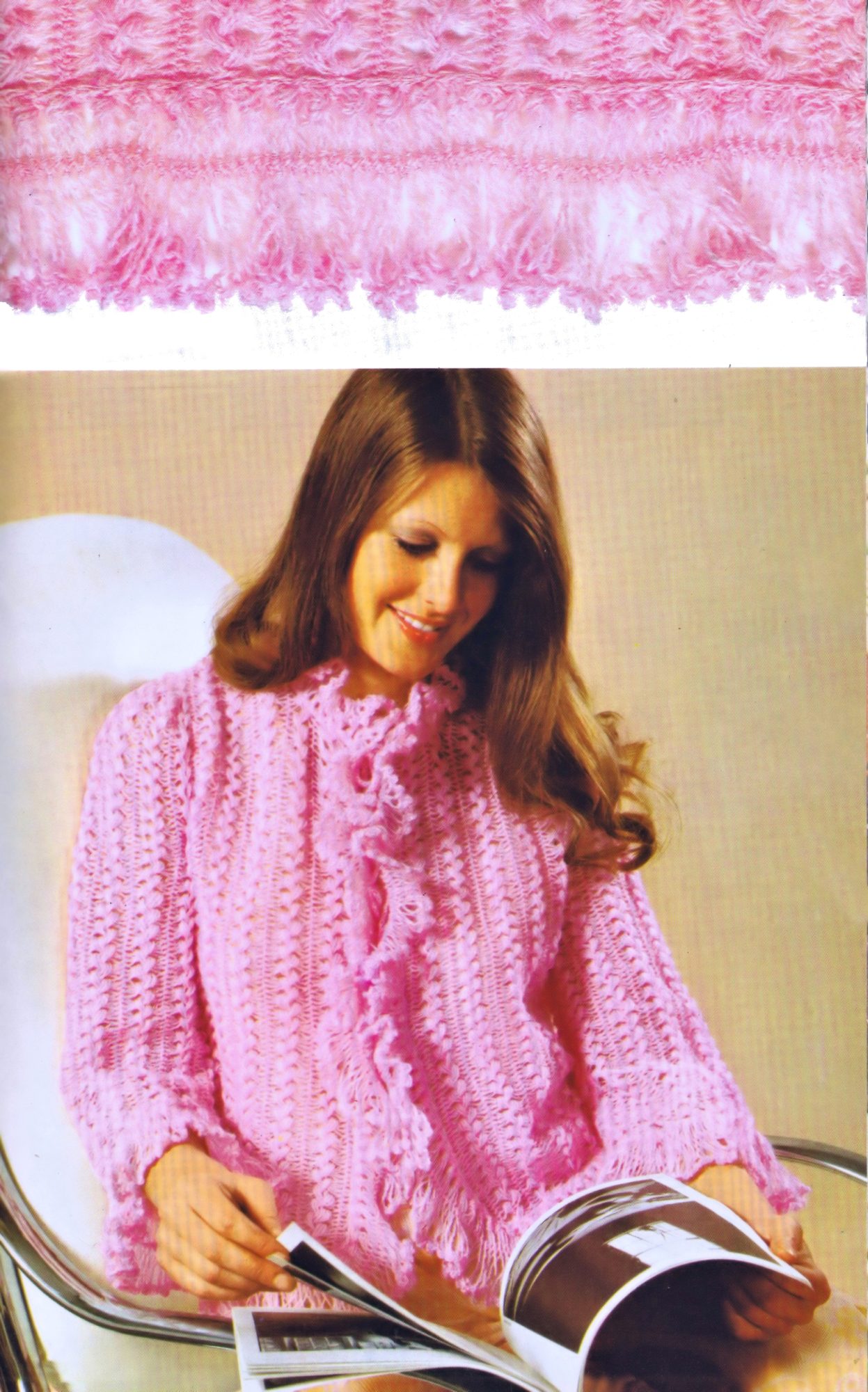 Bed Jacket Pattern Hairpin Lace