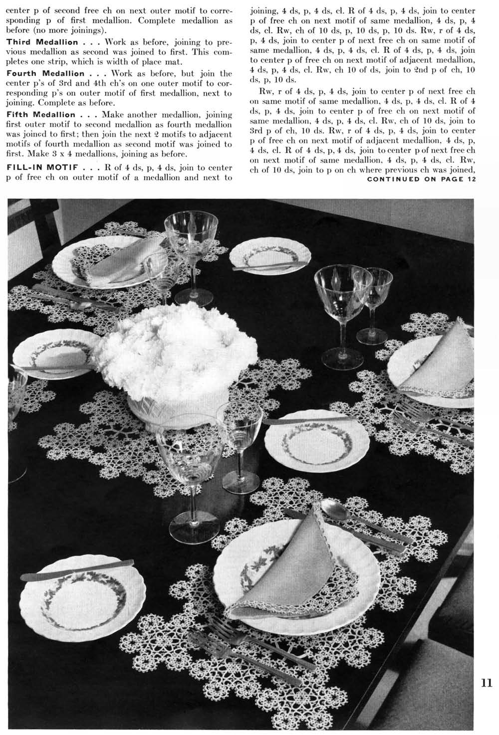 Service for Four Luncheon Set