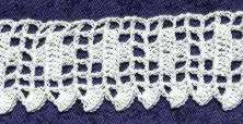 vintage crochet veronica edging pattern
