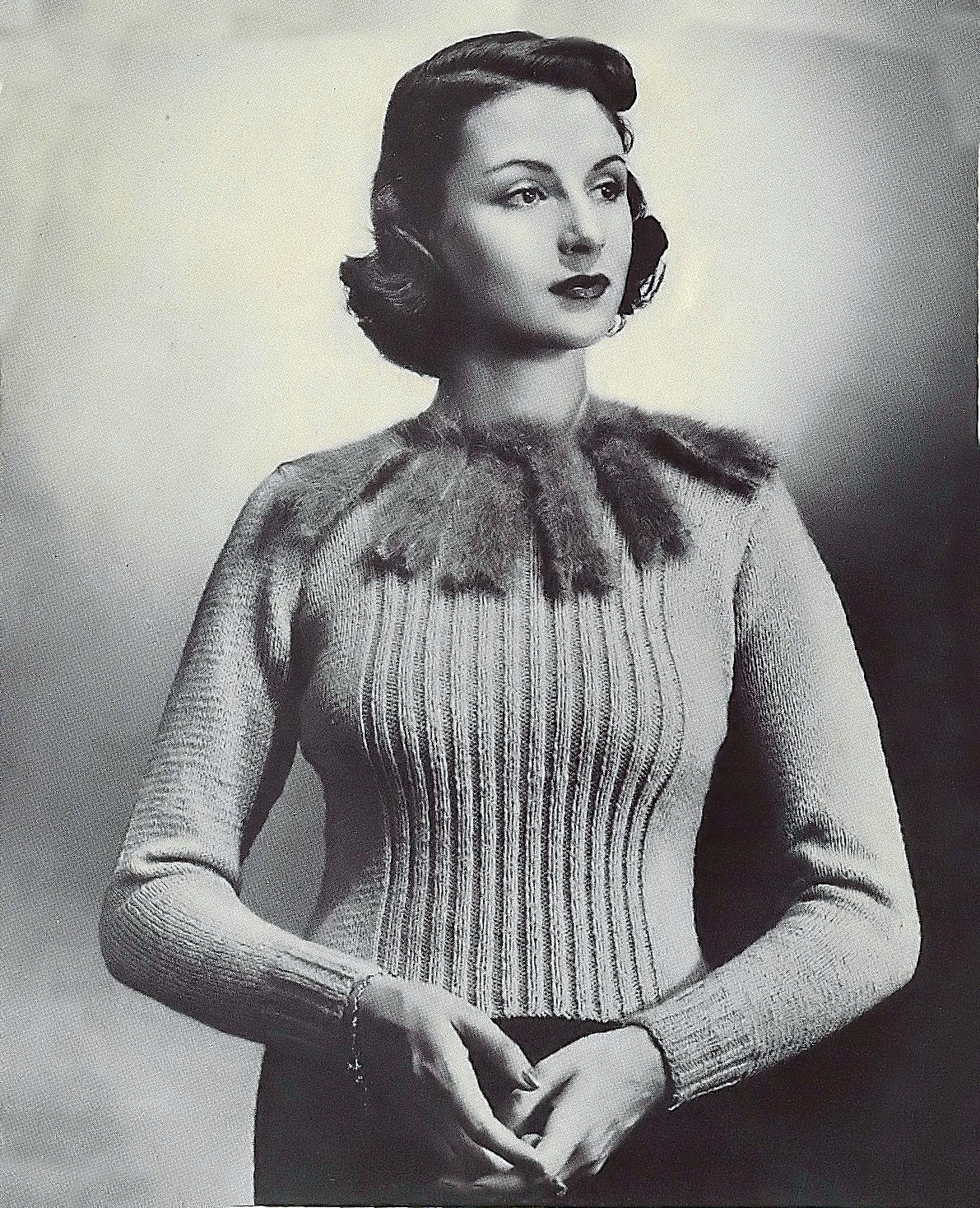 Spool Cotton Company's Sweater News from 1937