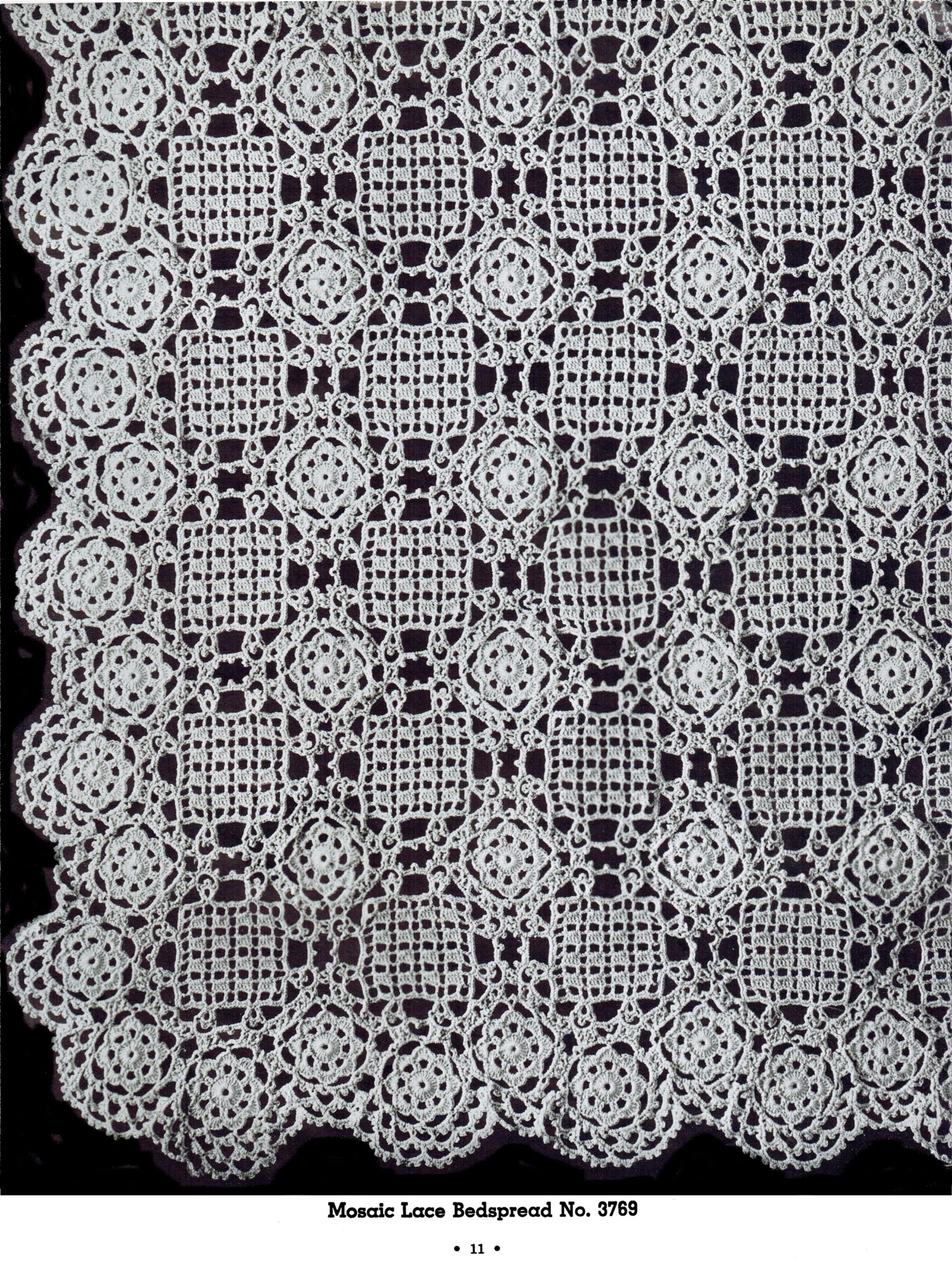 Mosaic Lace Crochet Pattern