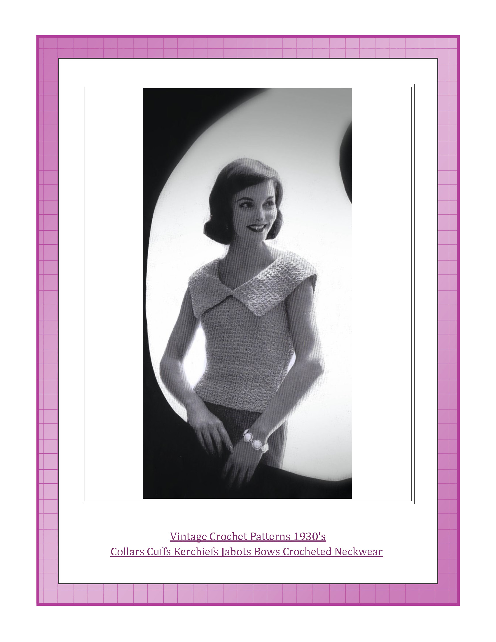 Dazespast Vintage Crochet Pdf Pattern 2019 Lookbook Vintage Patterns Dazespast Blog 