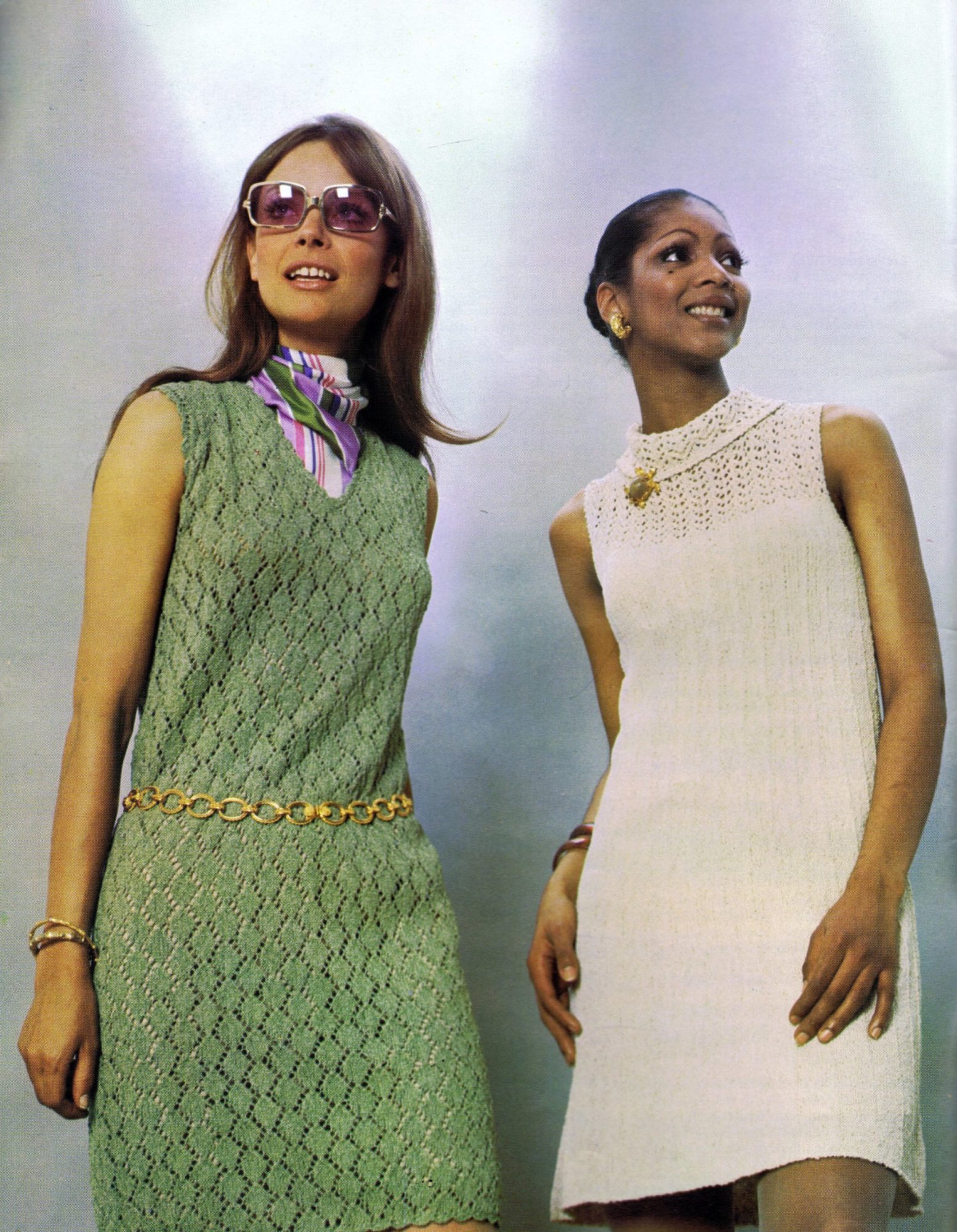 Vintage Knitting Crochet Patterns 1960's Sheath Dresses Suits