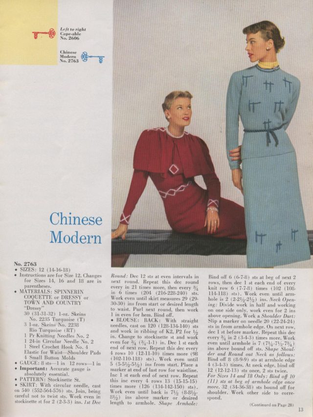 Chinese Modern Two-Piece Dress