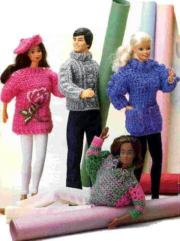 Fashion Doll Crochet Knitting Patterns