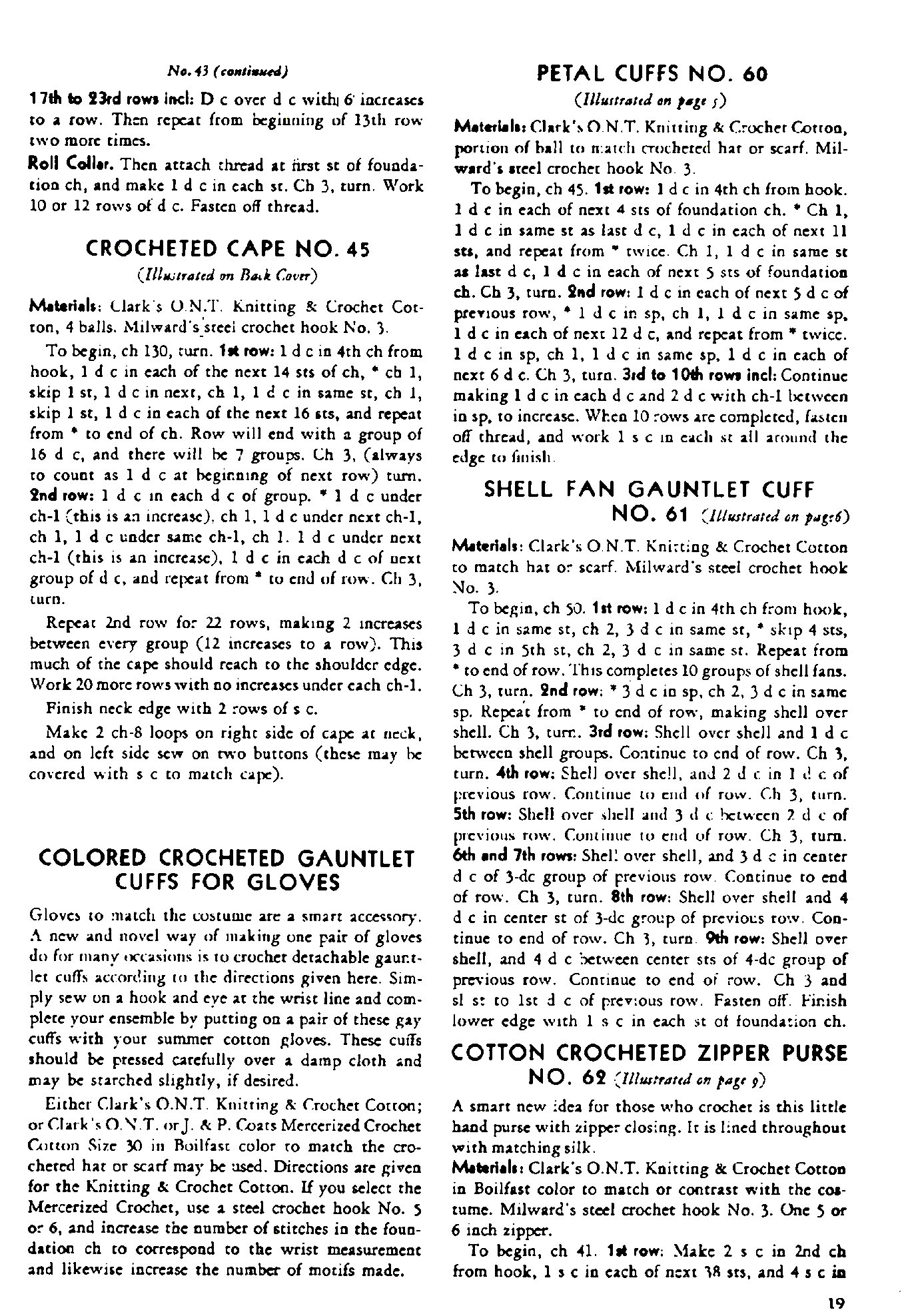 19 Instructions 1930's Boilfast Page 